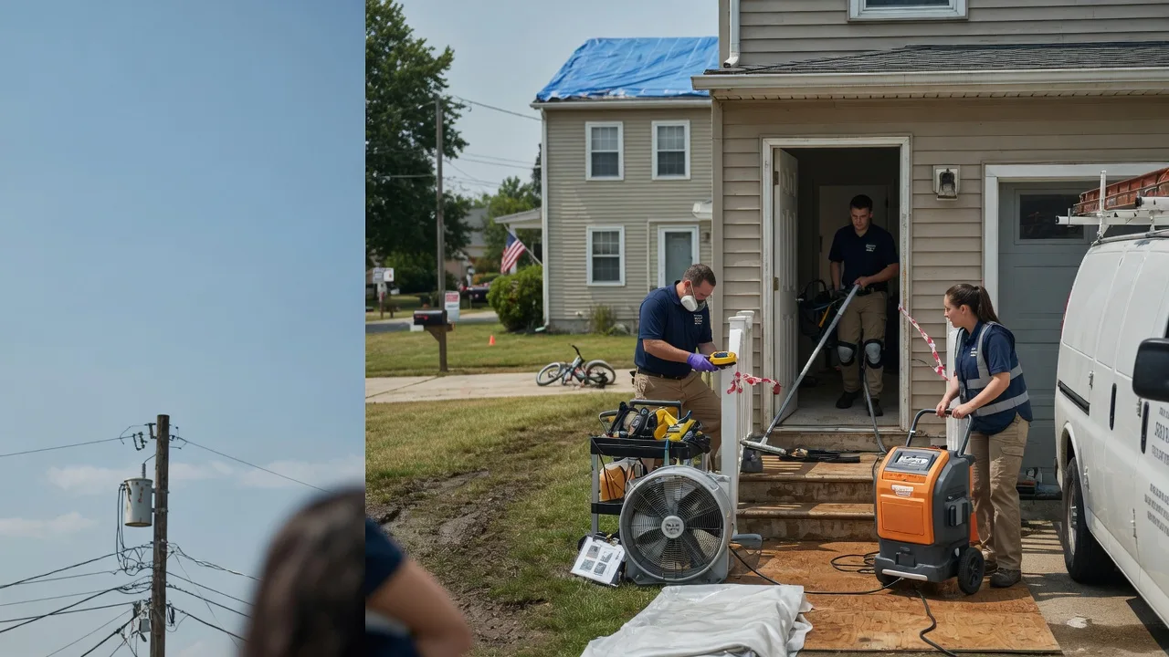 Water Damage Repair in Bentonville, OH near me